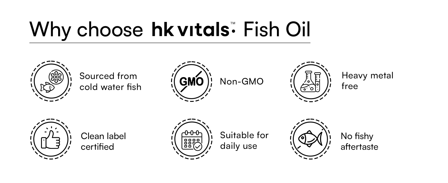 hk vitals Fish Oil & Multivitamin, 2 x 60 Tablets + Sipper 300ml