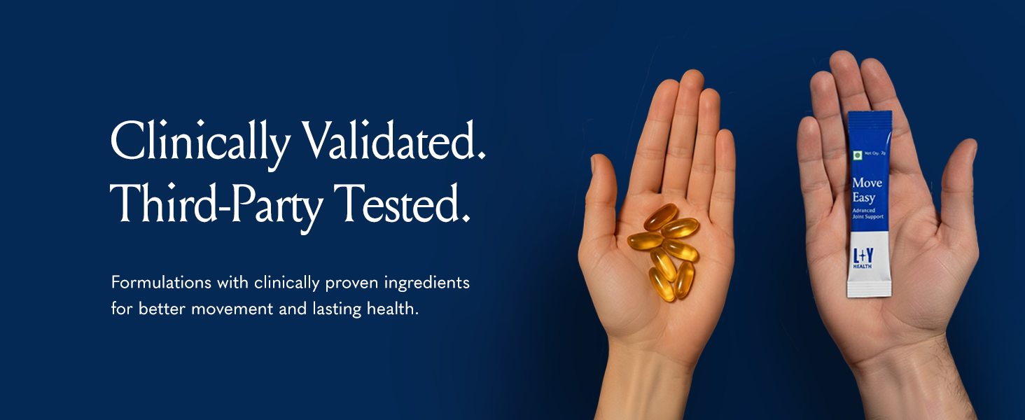 LightYears Move Easy + Wellspan Omega-3 | Complete Joint Health Combo for Men & Women | Clinically Proven Boswellia serrata + 6X Strength Omega-3 | Supports Flexibility, Mobility & Reduces Stiffness
