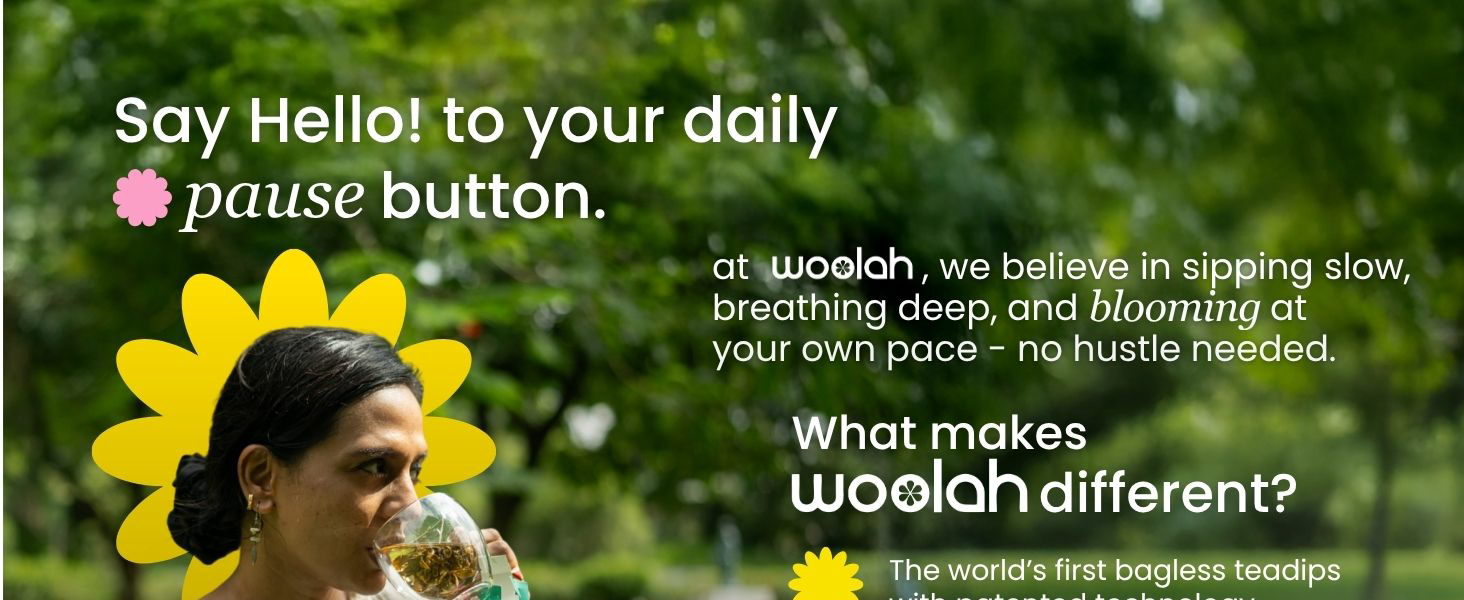 Woolah Rare Assam Green Tea With Lemon, Organic Bagless Tea Dip (4 Packs = 60 Dips /120 Cups) 100% Plastic Free, Rich In Antioxidants, Supports Weight Management And Heart Health