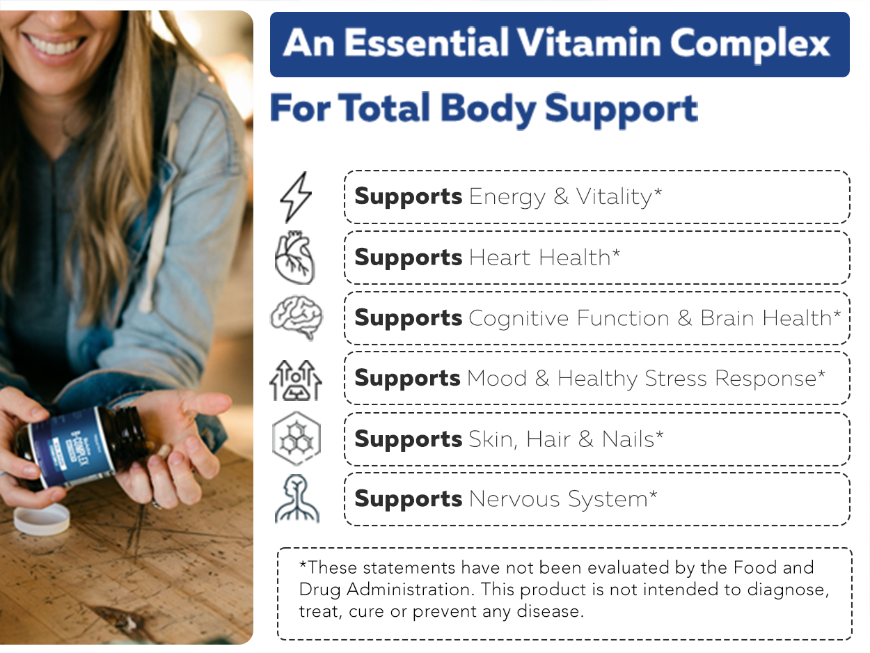 BioActive B Complex, Bloodstream Ready & Methylated, Complete 8 B-Vitamins