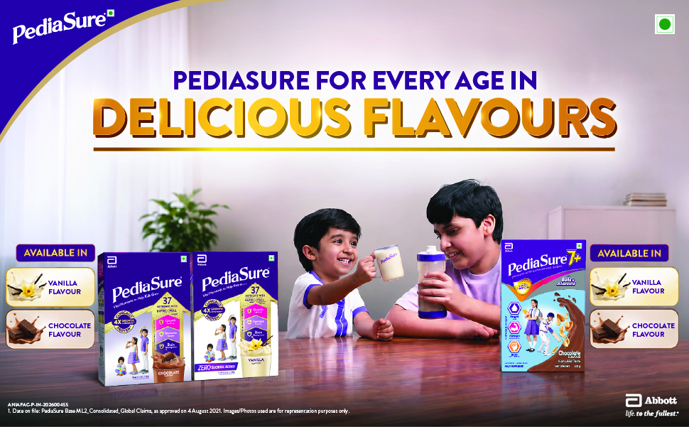 Pediasure Nutritional Drink Powder 950g/1 kg, Chocolate, Scientifically Designed Nutrition for Supporting Kids Growth (Weight May Vary)