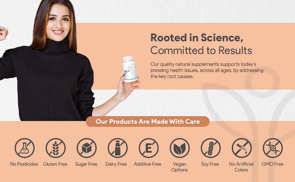 Autoimmunity Care Complete Biotic Care – 3-in-1 Pre Pro & Post Biotic Supplement | Prebiotics + Probiotics Supplement with Postbiotics, for Women & Men | Digestion Improve Supplement, Gut & Immunity | 60 Caps (30 dose)