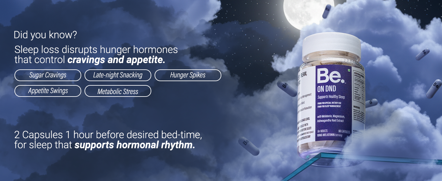 Be Wellness ON DND Natural Sleep Supplement, 20 Capsules - Travel Pack