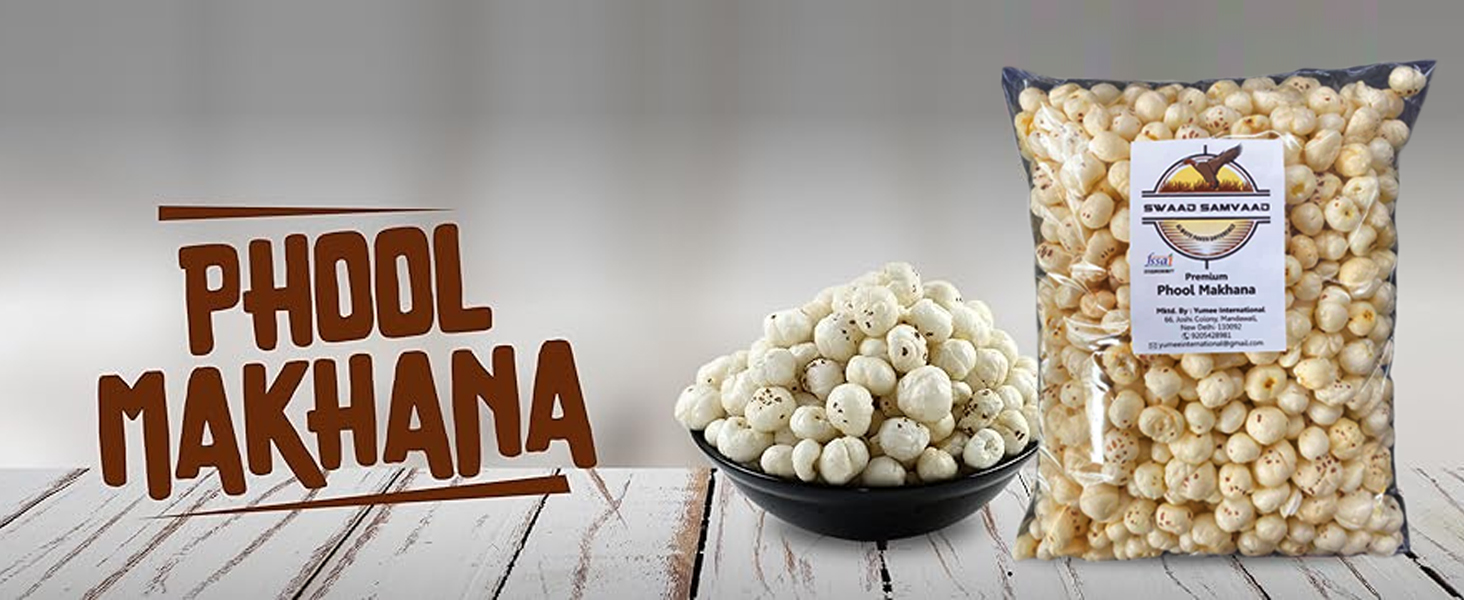 Desi phool makhana Jumbo Handpicked Lotus Seeds/Fox Nuts Big Size Phool Makhana (Pop/Gorgon Nut Puffed Kernels)(Without chamicals) (750Grams)