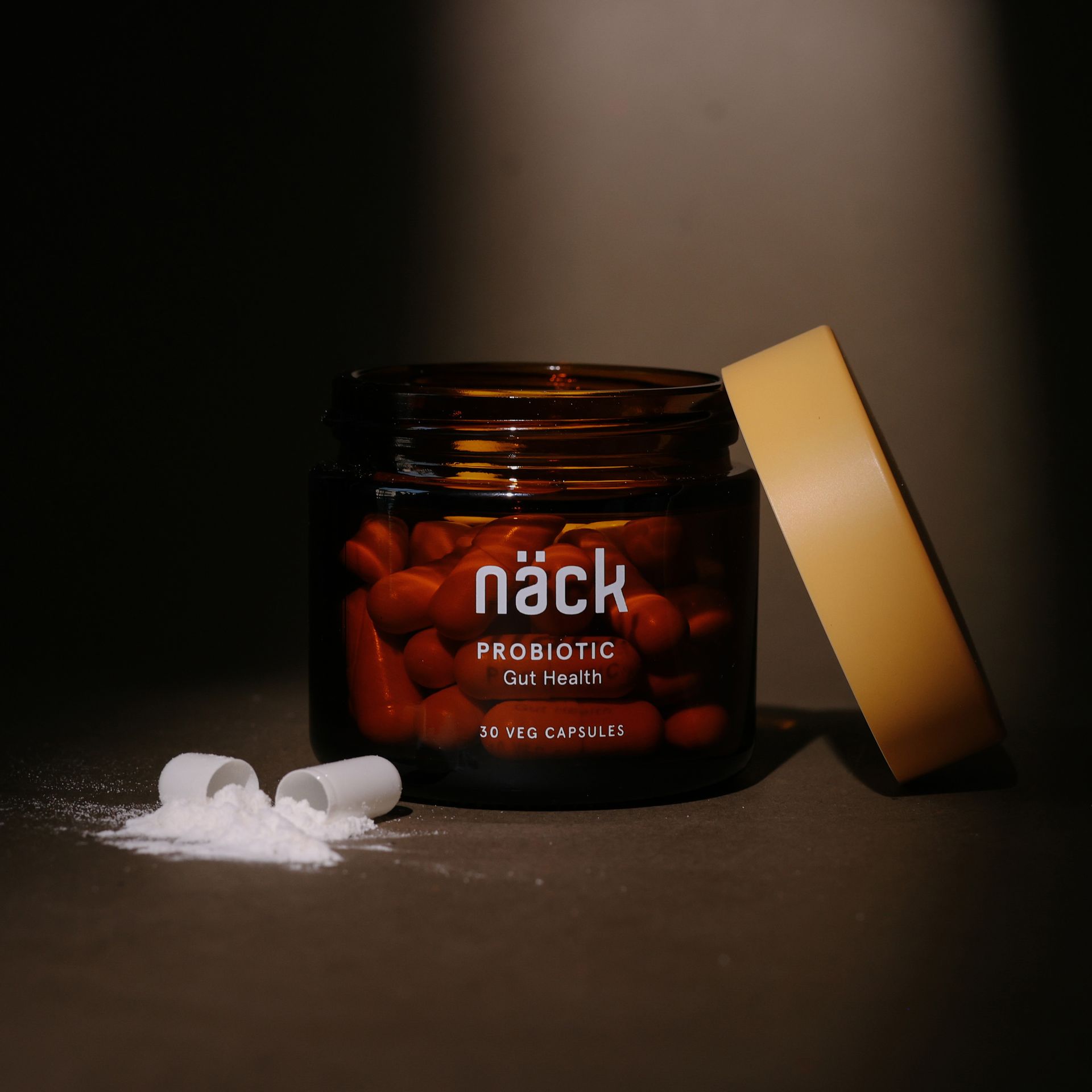 Näck Probiotic | Patented strain LactoSpore® | Clinically Proven Bacillus Coagulans for Digestive Health | Vegan, Non-GMO, Shelf-Stable | Gut Health Supplement | 2 Billion CFU | 30 vegan capsules