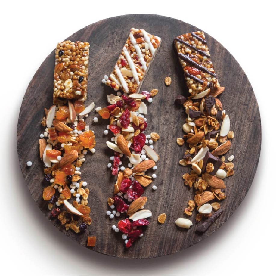 Mojo Bar Energy Bars Choco Almond & Protein | 5g Protein Snack | Made with Whole Grains, Nuts & Fruit | Gluten Free | No Preservatives | Pack of 6 x 32g