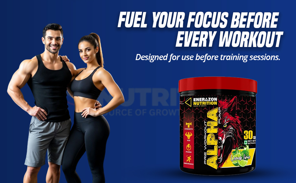 Pre Workout Alpha Pump | Orange Mango Mix Flavour | 150g