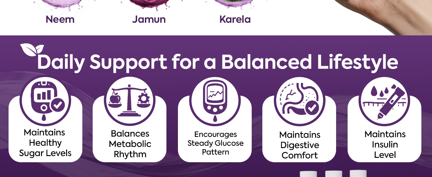 Jeena Sikho Anti Diabetic Shot | Ayurvedic Formula with Neem, Jamun & Karela | For Blood Sugar Management & Metabolic Wellness, 9 Shot (60 ml each)