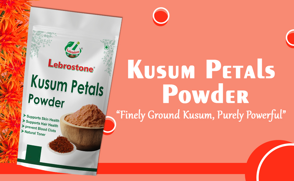 Kusum Petals Powder | Ayurvedic Herbal Supplement | Supports Skin Brightness, Hair Nourishment & Natural Cooling|100g