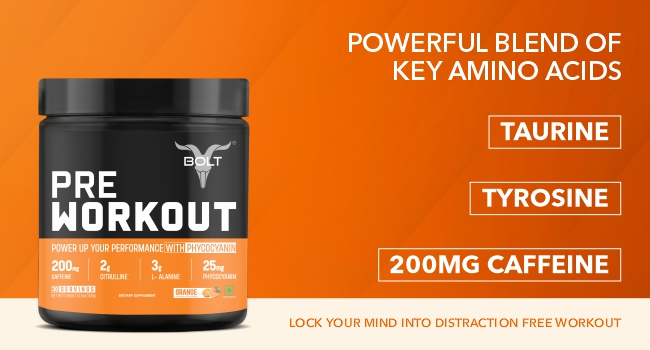 Bolt Pre Workout Supplement | Orange Tangy