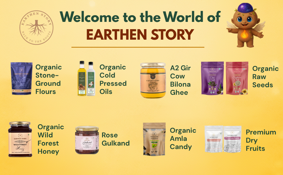 Earthen Story Certified Organic Mulethi Powder (200g) | Lab Tested for 192 Pesticides | Pure Liquorice Root (Yashtimadhu) for Throat, Digestion & Skin Brightening | Vegan, Non-GMO
