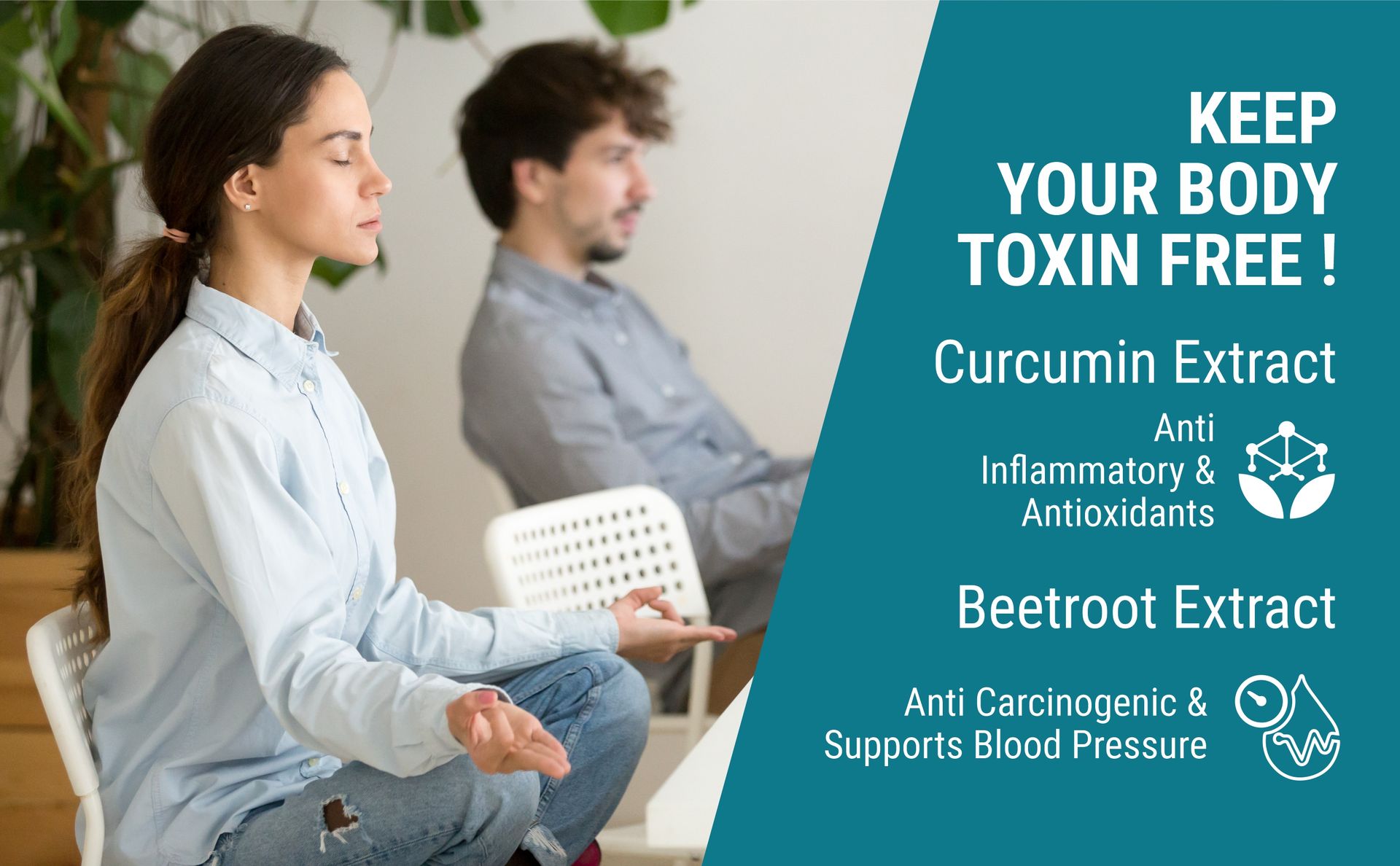 Bliss Welness Lung Detox,Curcumin Stinging Nettle Arjuna Vasaka Beetroot Punerneva Trikatu Kateri Echinecea Piperine (1 Month Pack (60 Tablets))