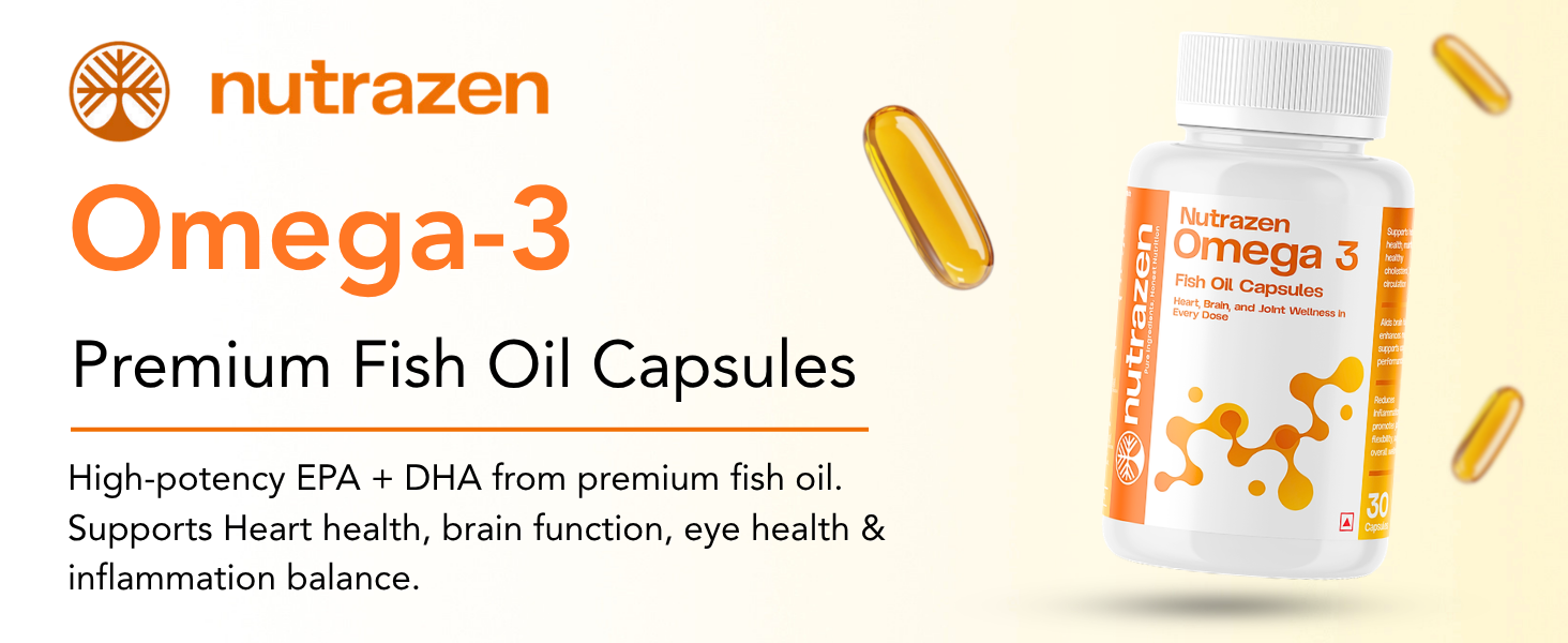 Omega-3 Supplement - 30 Capsules | Triple-Action Support