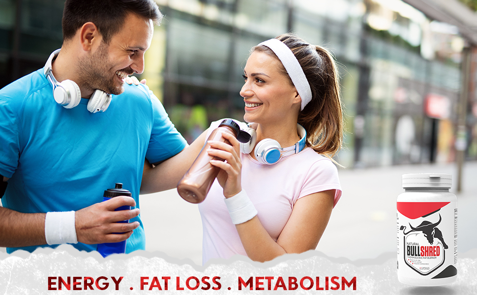 BULLSHRED | THERMOGENIC FAT BURNER | REGULATES APPETITE | TRIGGERS THERMOGENESIS | ACETYL-L-CARNITINE, GREEN COFFEE, GREEN TEA CAFFEINE, DANDELION LEAF, YOHIMBE BARK | 60 CAPSULES | FSSAI APPROVED