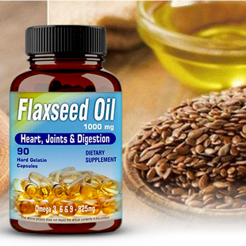 Walpar Cold Pressed Organic Flaxseed Oil 1000mg Omega 3, 6, 9-90 Capsules (Pack of 1)