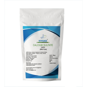 VITSZEE Calcium Sulphate Powder | Calcium Sulfate Powder | CaSo4 | (1 KG)