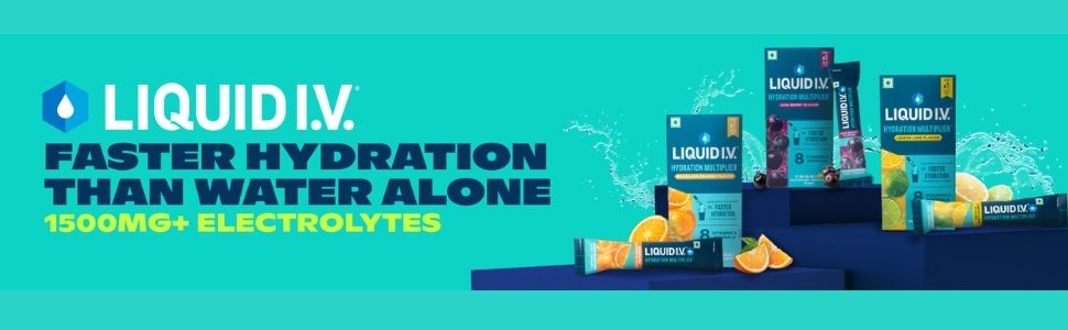 Liquid I.V. Hydration Multiplier – Brazilian Orange | Hydration Drink Mix Powder 16 g | Pack of 12 | Sodium & Potassium | Easy-Mix Sticks | No Artificial Sweeteners