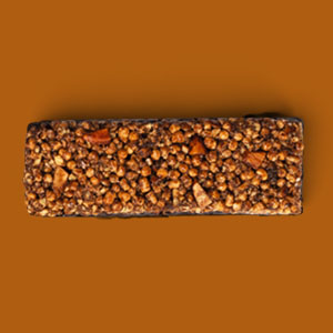 CaliBar 20g Protein Bar - Almond Choco Crispy Bar No added Sugar, Gluten-Free, 5g Fiber, No Preservatives, No Palm oil, Delicious Taste & 100% Veg Whey & Plant Based Protein (6 Bars)