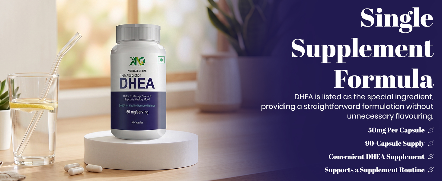 ANC DHEA 50mg | Supports Healthy Mood | 90 Capsules (Pack of 2)
