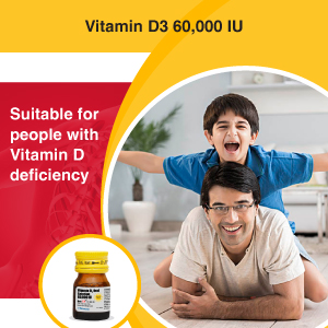 Bon DK Shot Sugarfree Vitamin D3 Oral Solution (4 Shots of 5ml each) |Sugar Free Shot with Pineapple Flavour