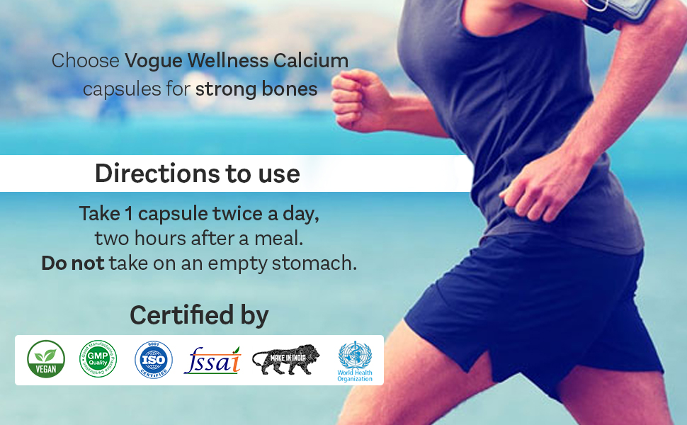 Calcium 500Mg with Magnesium, Zinc, Vitamin D3, K2-7 | Calcium Capsules (60 Capsules)