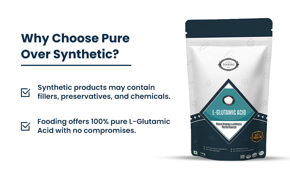 100% Pure L-Glutamic Acid Powder – 250 Grams | Premium Food Grade Amino Acid | No Additives, No Fillers, Unflavored | Ideal for Culinary, Seasoning, Fermentation & Food Applications