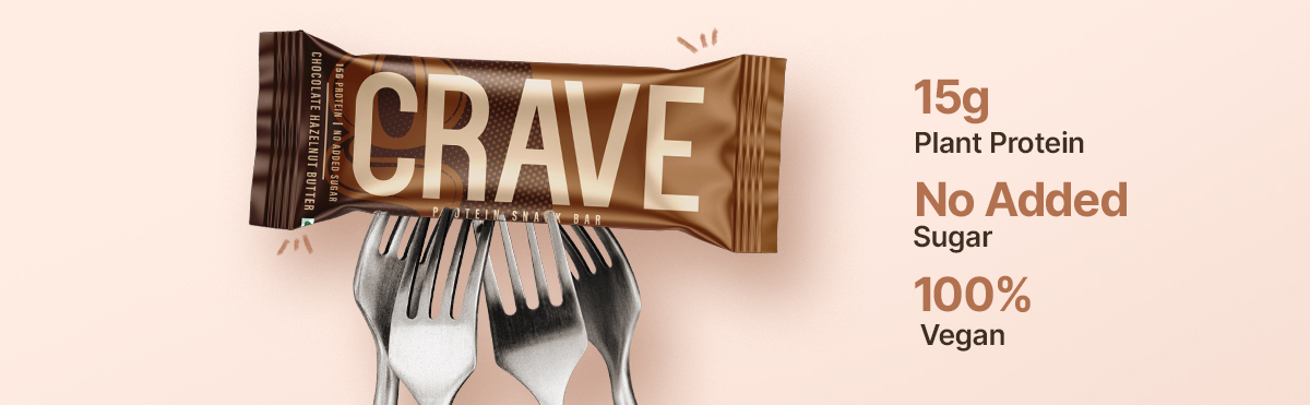 Green Protein Crave Plant Protein Bars Chocolate Vanilla Crunch (Pack of 4) | 15g Protein, Zero Added Sugar, High in Fiber | Crunchy Wafer Bar | Decadent Sugar-Free Chocolate, Creamy Nut Butters | Tastes like a Cheat Meal | 100% Vegetarian & Gluten-Free | No Palm Oil | 200g
