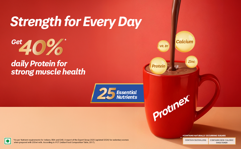 Protinex Health Supplement And Nutritional Protein Mix Powder For Adults - (Rich Chocolate Flavor, 1 Kg, Bib) With 25 Vital Nutrients To Support Strength, Immunity & Active Life - Pack Of 2