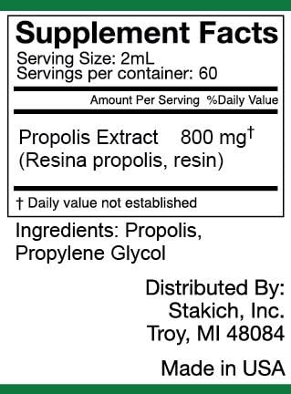 Stakich Propolis Extract (4 Ounce Alcohol Free) 3