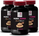 Energy Support - MUIRA PUAMA BARK EXTRACT - Herbal Power Source, Botanical Strength, Focus Support, Revive Blend, Energizing Source, Plant Vitality, Daily Power 3 Bottles 180 Capsules 2