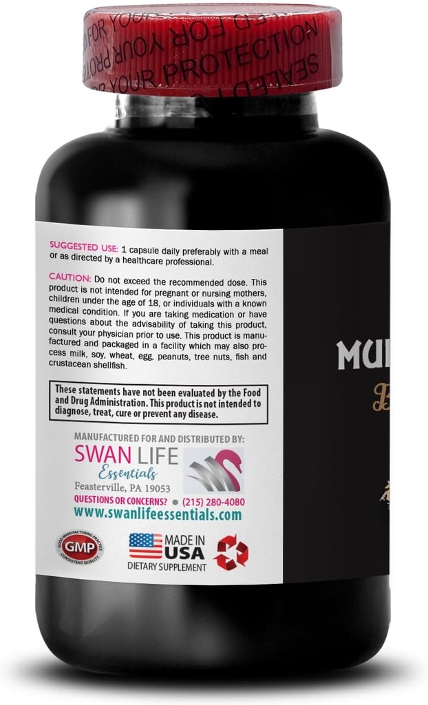 Energy Support - MUIRA PUAMA BARK EXTRACT - Herbal Power Source, Botanical Strength, Focus Support, Revive Blend, Energizing Source, Plant Vitality, Daily Power 3 Bottles 180 Capsules 4