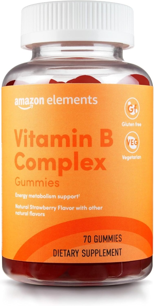 Elements - B-Complex, Supports Immune and Normal Energy Metabolism, 70 Gummies, 70-Day Supply, Vegan, Adult, Non-GMO (Previously Revly) 2