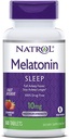 Natrol Melatonin Sleep Maximum Strength fast dissolve Strawberry flavor 10 mg 60 Tablets (Pack of 3) 2