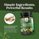 Pure Green Coffee Bean Extract - Super Energizing Green Coffee Extract with 50% Chlorogenic Acid for Antioxidant Heart Health Mental Focus and Size Reduction - Natural Energy Supplement for Adults 5