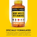 MASON NATURAL Mini Multi Vitamins, Vitamins A, C, D3, E, B1, B2, B3, B6, B12, Folate and Calcium for Overall Health, 1 Year Supply 5