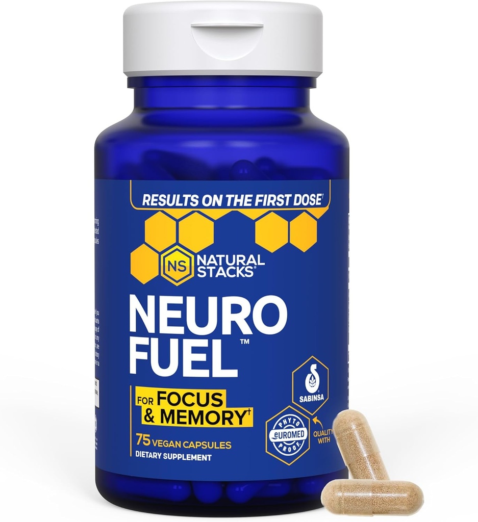 NATURAL STACKS Sleep Magnesium Gummies + NeuroFuel Nootropic Bundle - Supports Brain Health & Sleep* - 105 Pieces 3