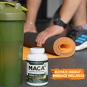 Mother Nature USDA Organic Maca Root Black + Red + Yellow Capsules Peruvian Maca for Men & Women 1600mg, Vegan Pills, Supports Mood, Hormonal Balance Reproduction & Energy (90ct) 6