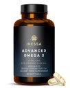 Omega 3 Fish Oil 1200mg (480mg EPA/360mg DHA per Capsule) High Strength, Ultra Pure, Eco Friendly 60 Capsules, 2 Months Supply. GMP & Friends of The Sea Certification