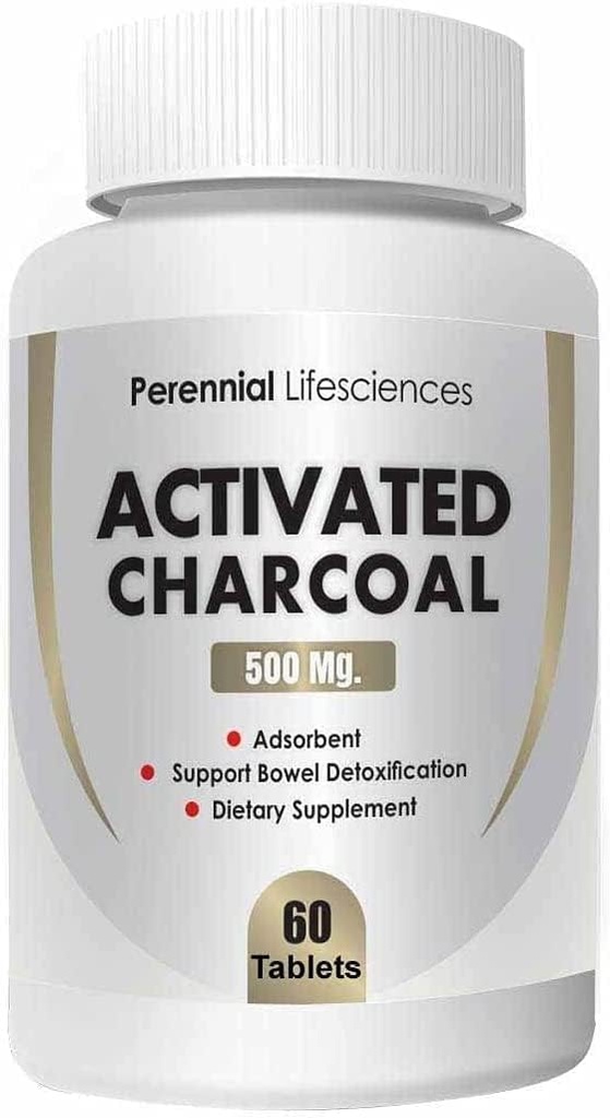 MIYUU Perennial Lifesciences Activated Charcoal - 500Mg (60 Tablets)