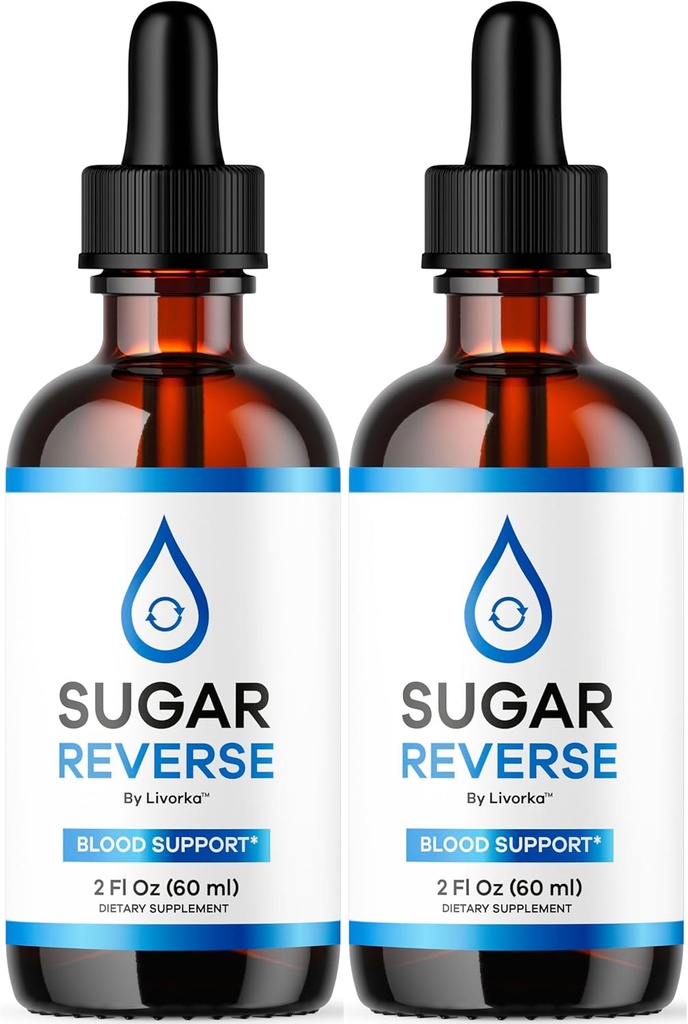 (2 Pack) Sugar Reverse - Sugar Reverse Drops, Sugar Reverse Drops Reviews, Sugar Reverse Reviews, Sugar Reverse Drops Official Liquid Supplement Support, SugarReverse Drop, 2 Bottles for 2 Months