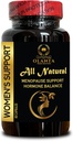 Women's Support - Black Cohosh for hot Flashes | Menopause Relief & Night Sweats | Wild yam Menopause Supplement | Chasteberry Extract - 1 Bottle 60 Capsules
