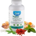 One Planet Nutrition Nano Immune 500 mg Veggie Capsules (120 Servings), Synergistic Blend of 5 Nano-Sized Herbs, Enhances Immune Defense, Non-GMO, Vegan, Gluten Free
