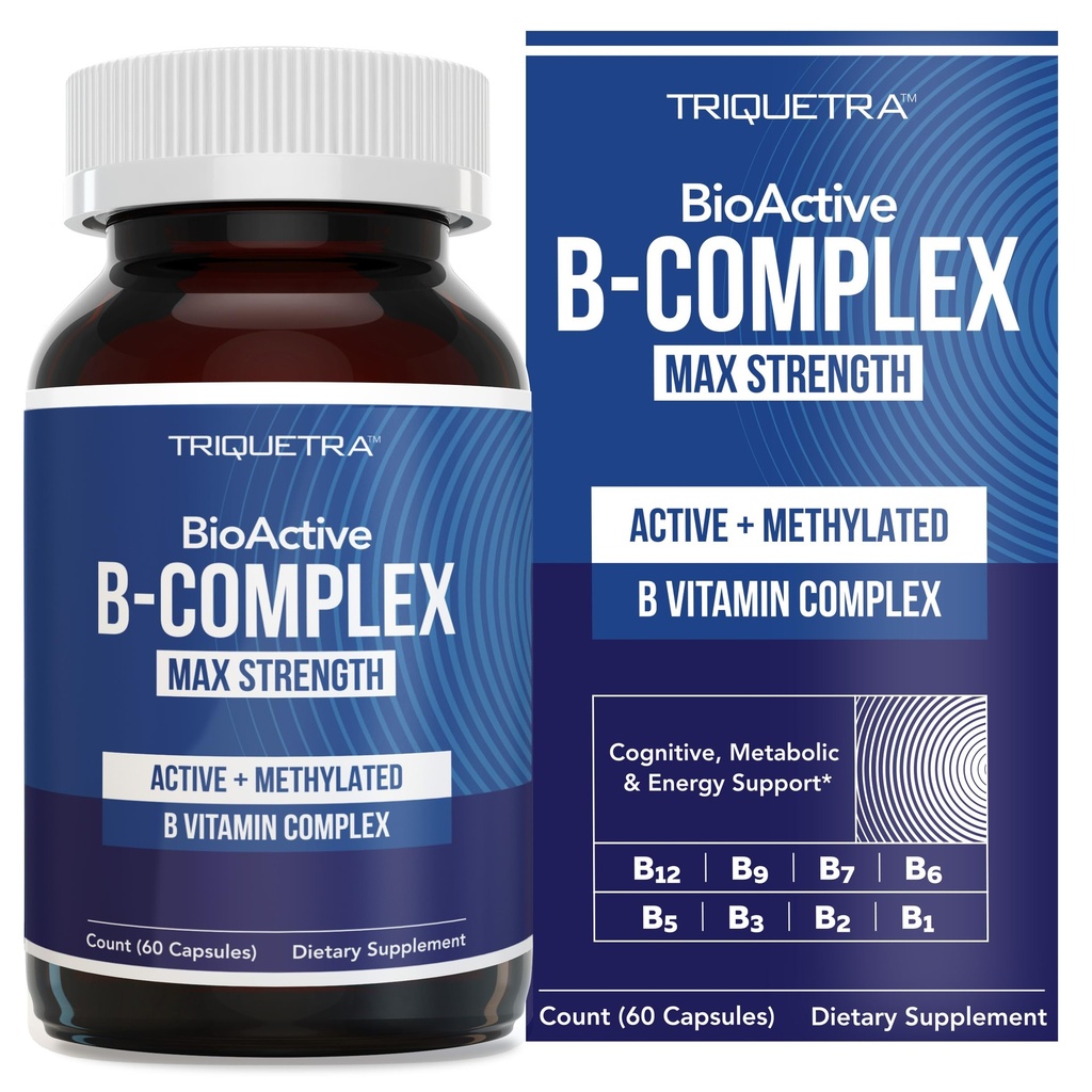 BioActive B Complex, Bloodstream Ready & Methylated, Complete 8 B-Vitamins