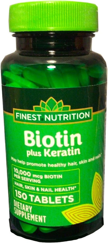 ZZP Finest Nutrition Biotin + Keratin 150 Tablets