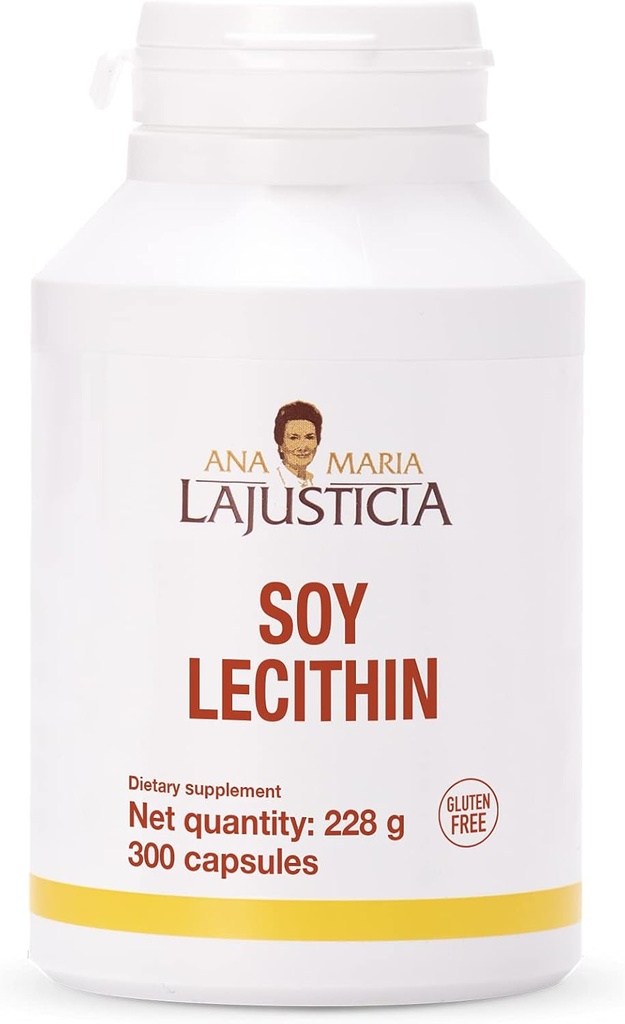 [BRSWIFQHPIDGC3DK] ANA MARIA LAJUSTICIA, Soy Lecithin 300 capsules