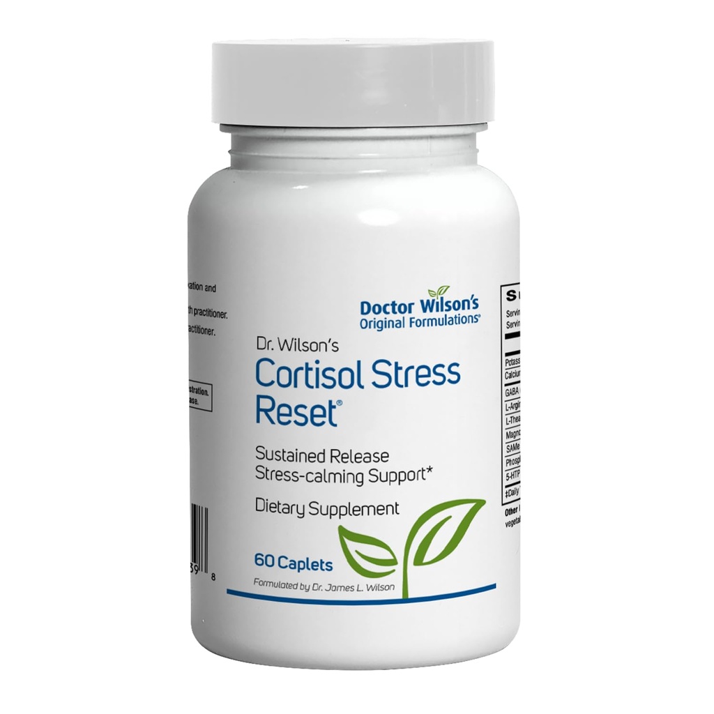 Doctor Wilson's Original Formulations Cortisol Stress Reset for cortisol, Mood and Sleep Support 60 caplets