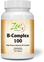 Advanced B Complex Vitamin Supplement - Full-Spectrum B Vitamin Supplement with Folic Acid, Biotin, Inositol - Support Immune and Cardio Health, Energy Metabolism - 100 Tablets
