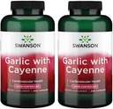 Swanson Garlic with Cayenne 200 Capsules (2 Pack)