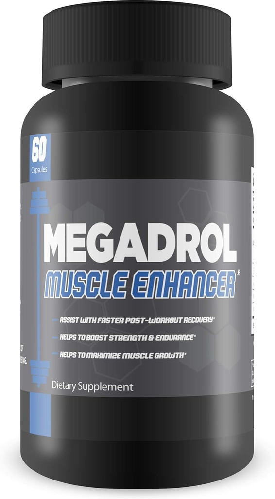 Megadrol- Ultimate Muscle Enhancing Supplement- Promotes Quicker Recovery- Boost Strength and Endurance- Maximize Muscle Growth