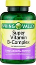Convergence Spring Valley Super Vitamin B-Complex Tablets Dietary Supplement, 250 CountMetabolism Support* Dietary Supplement